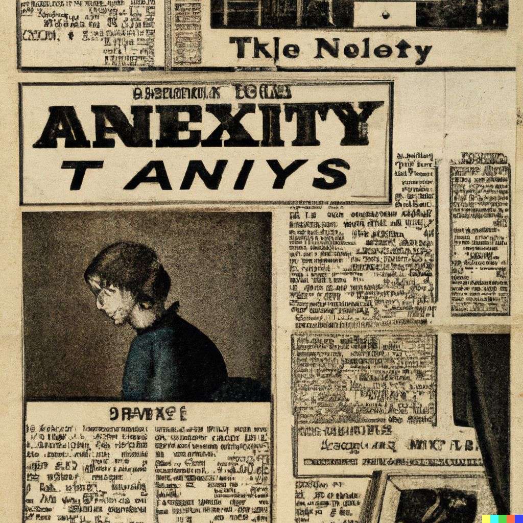 a representation of anxiety, front page of The New York Times, 1910